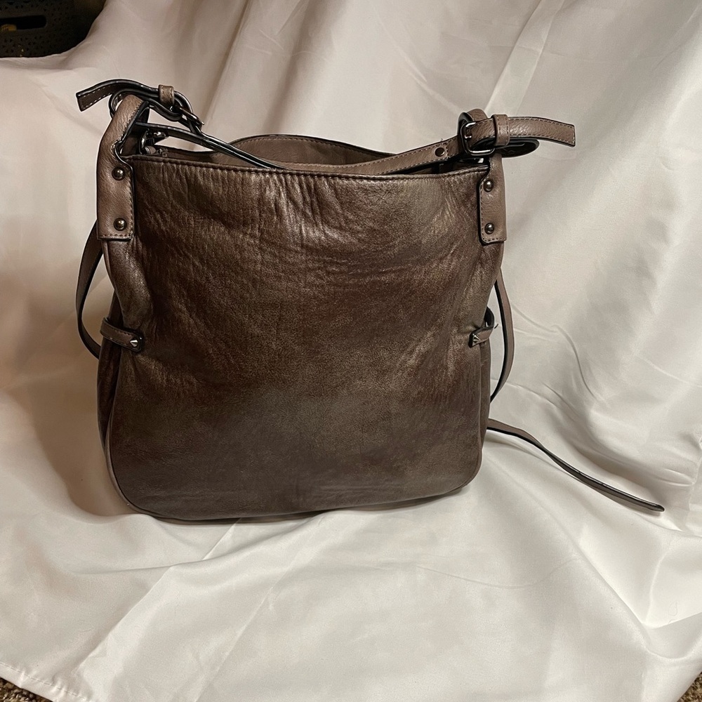 Moda Luxe brown shoulder purse - Picture 2 of 11